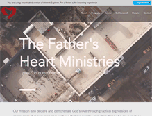 Tablet Screenshot of fathersheartnyc.org